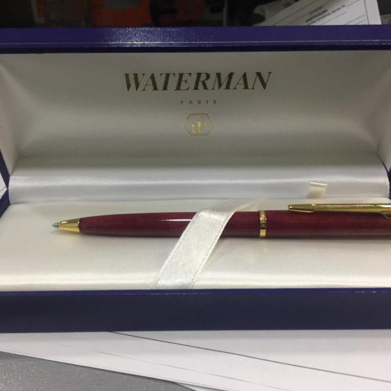 Ручка waterman paris. Ручка шариковая Waterman Paris. Ручка Ватерман Париж. Waterman Paris красная.