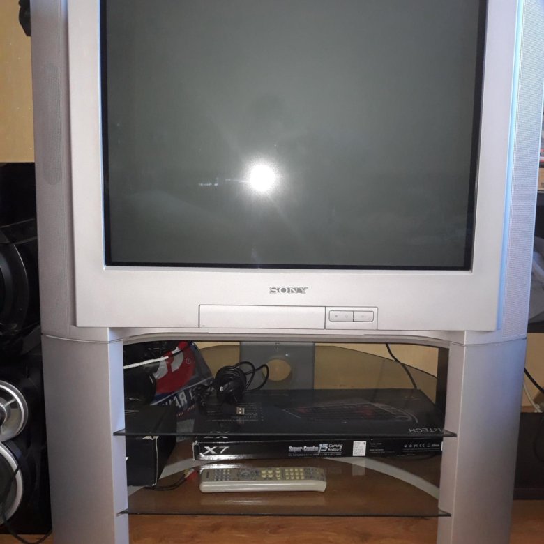 sony crt tv with woofer