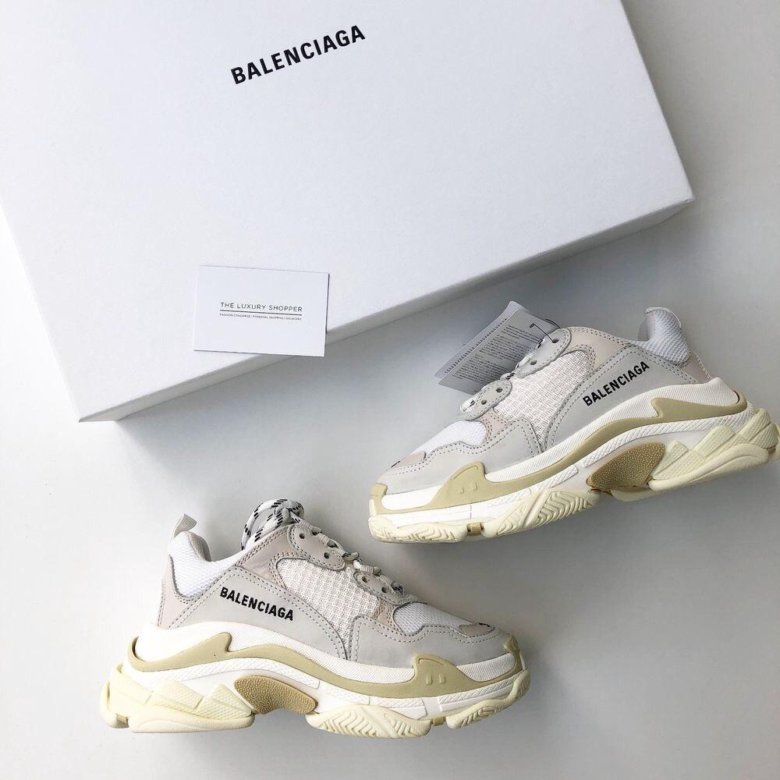 Кроссовки Balenciaga Triple s белые