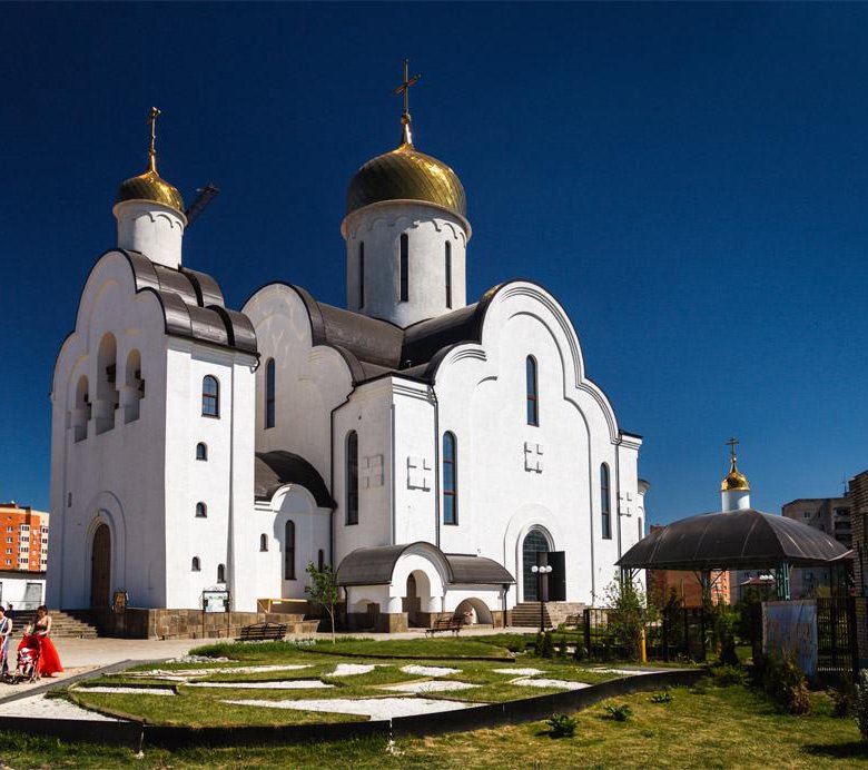 Храм в лесном городке одинцовского