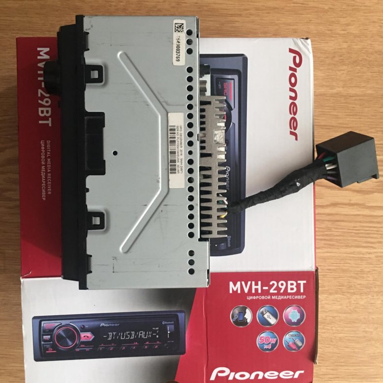 Магнитола pioneer mvh 29bt не включается