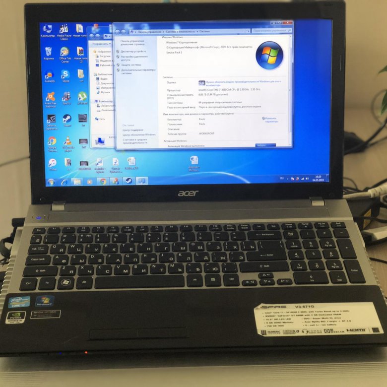 Acer aspire v3 571g звуковая карта