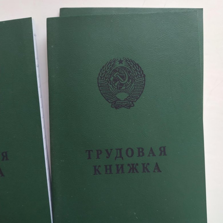 Трудовая книжка советского образца