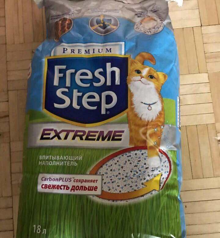 Наполнитель для кошачьего туалета fresh step