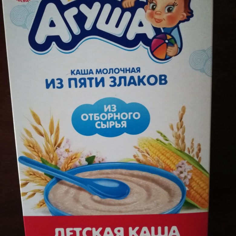 Агуша каша в банке