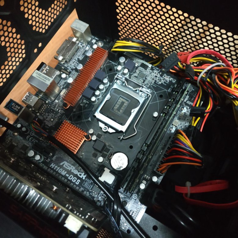 Схема подключения asrock h110m dgs