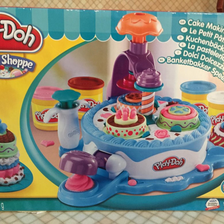 Праздничный торт play doh детский мир