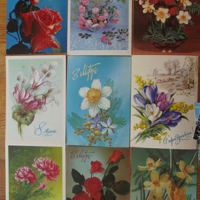 Открытки ссср 80-е, картинки девушек