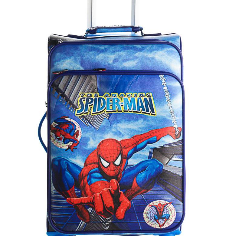 Детский чемодан человек паук