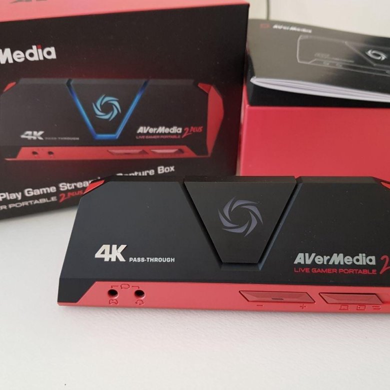 Карта видеозахвата avermedia live gamer portable 2 plus