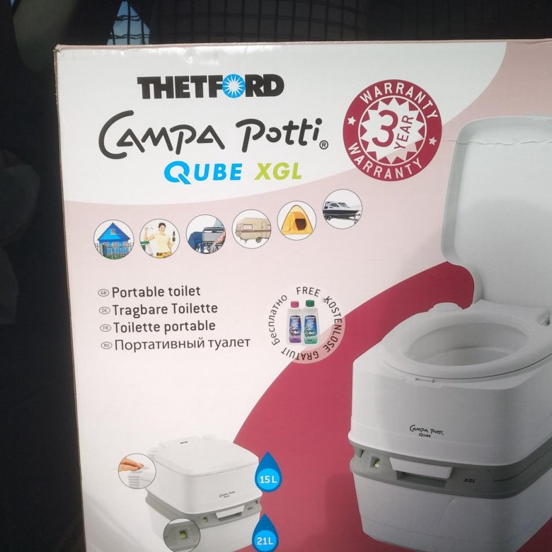 Thetford Campa Potti XGL, 21 Л. Thetford Campa Potti XGL помпа. Биотуалет Campa Potti Qube XG. Thetford Campa Potti Qube XGL.