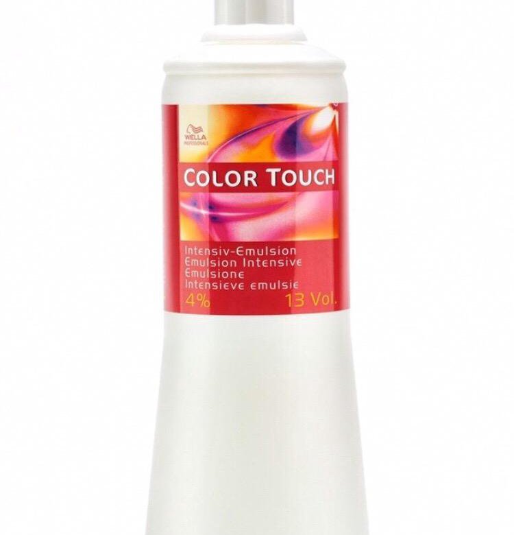 Эмульсия plus. Wella Color Touch эмульсия 1.9%. Окислитель Wella Color Touch 4%. Окислительная эмульсия Color Touch 1000 мл. Wella Color Touch эмульсия 4%, 1000 мл.