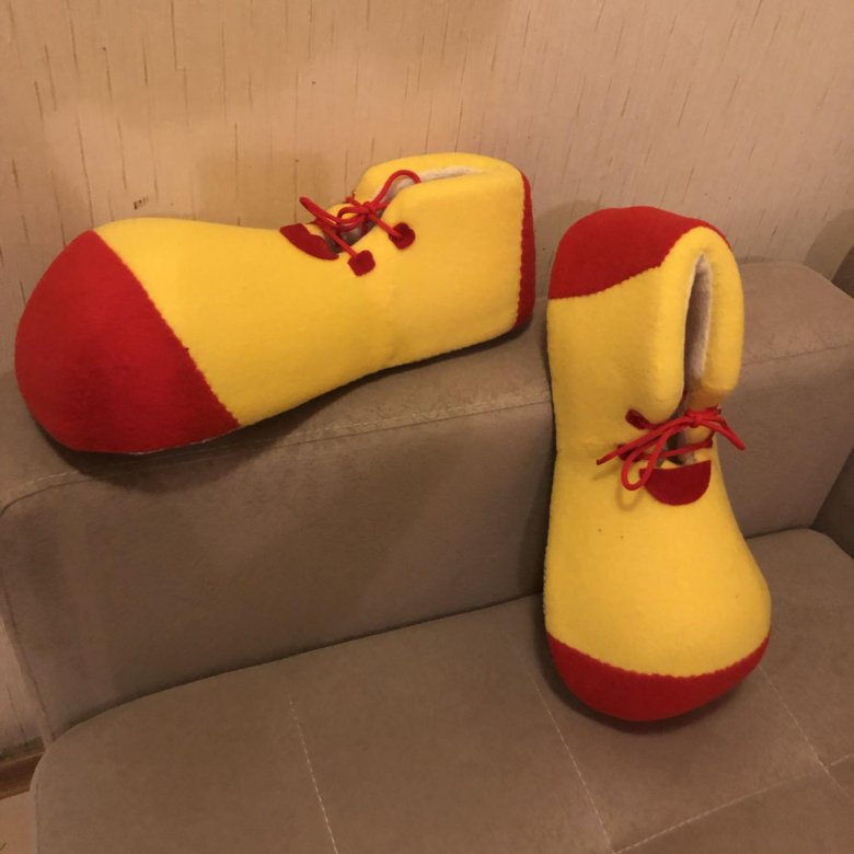 Ботинки-гиганты Клоунские мягкие
