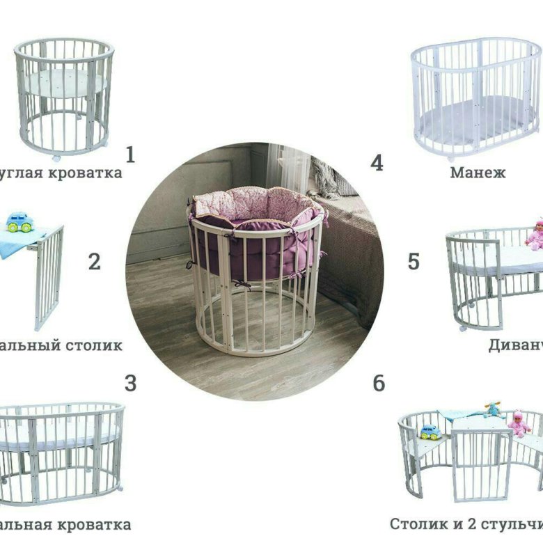 Кровать трансформер круглая схема сборки