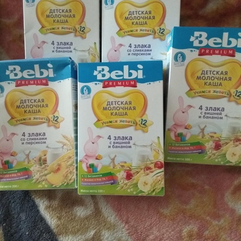 Bebi каша учимся жевать