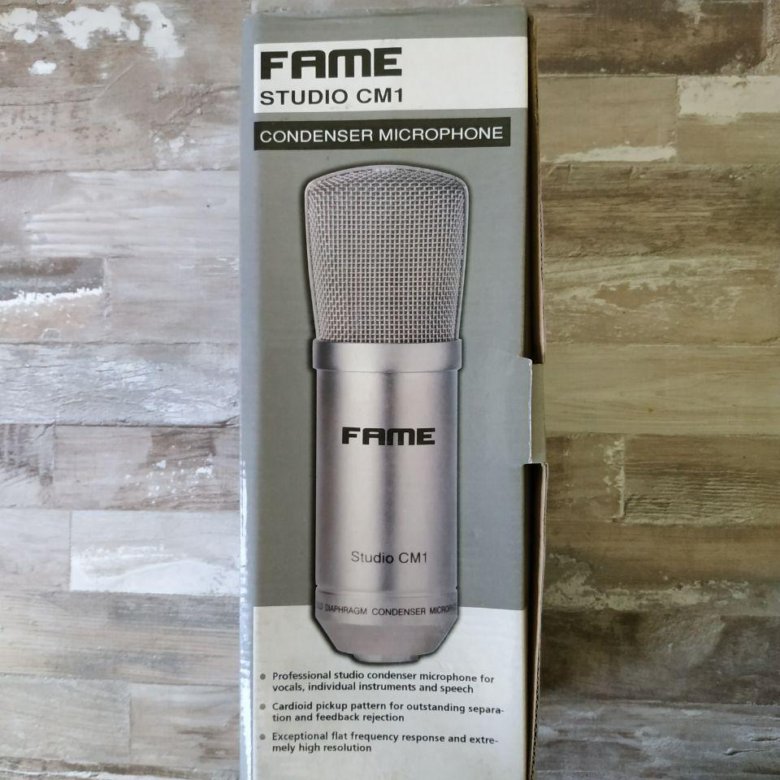 Студийный микрофон Fame Studio CM1 – купить в Иркутске, цена 2 500 руб.,  продано 18 февраля 2020 – Микрофоны