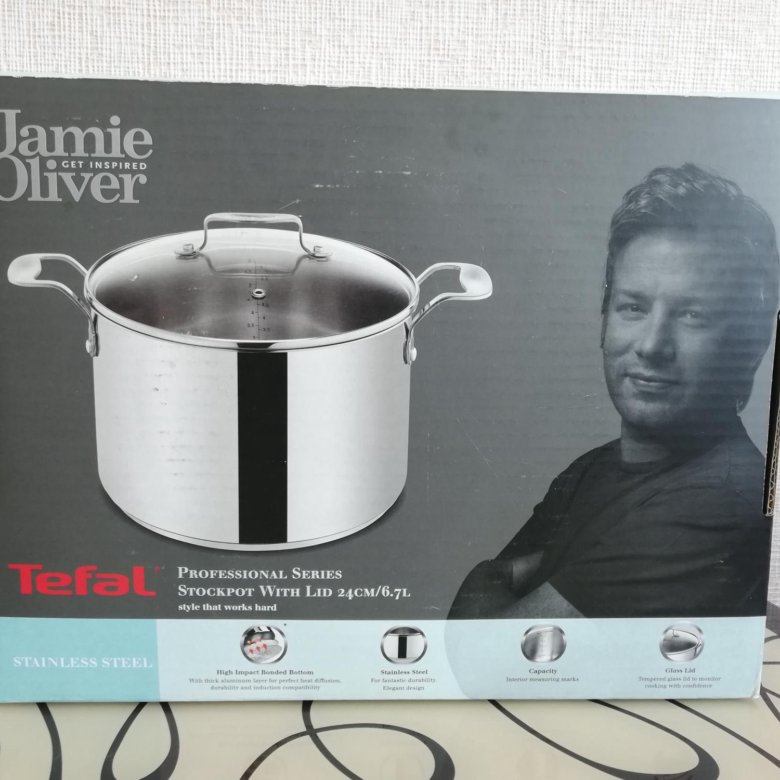 Tefal jamie oliver кастрюли. Кастрюля Tefal Jamie Oliver. Кастрюля Tefal Jamie Oliver 6,7 л. Кастрюля Jamie Oliver 6.7 л. Кастрюля Джейми Оливер 6.7л.