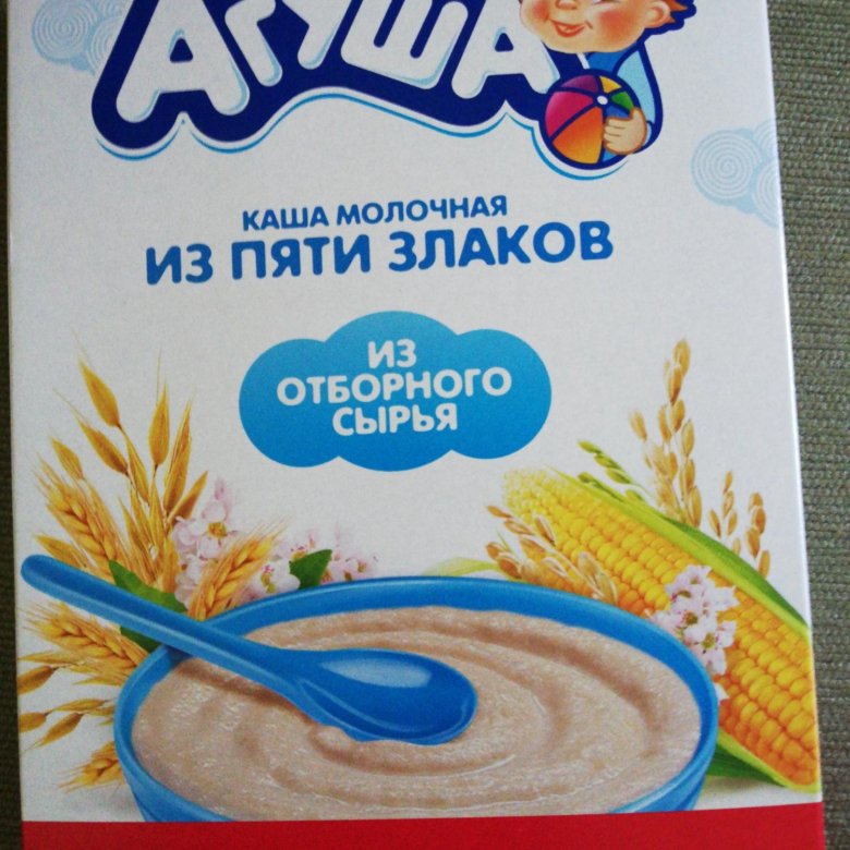 Каша агуша с комками