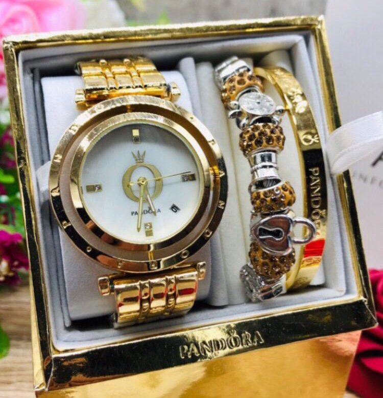 Часы браслеты пандора. Набор часы и браслеты. Часы с браслетом Пандора. Часы Пандора женские с браслетом. Pandora часы с браслетом.