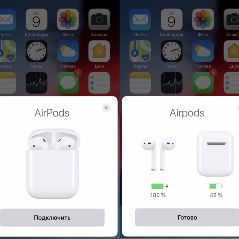 Анимация подключения airpods 2