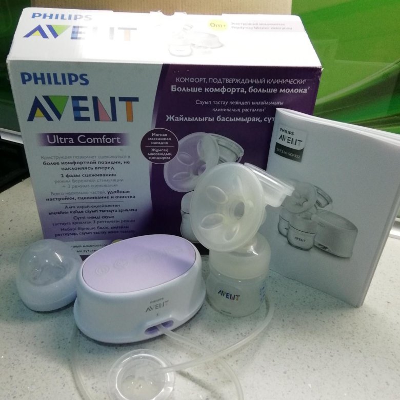 Электронный молокоотсос philips avent