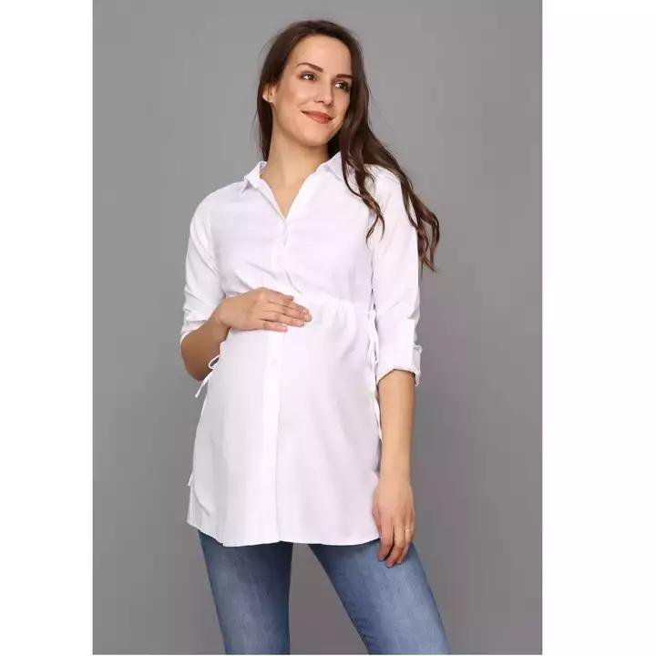 Белая рубашка для беременных