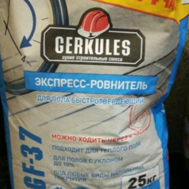 расход ровнителя для пола на 1м2