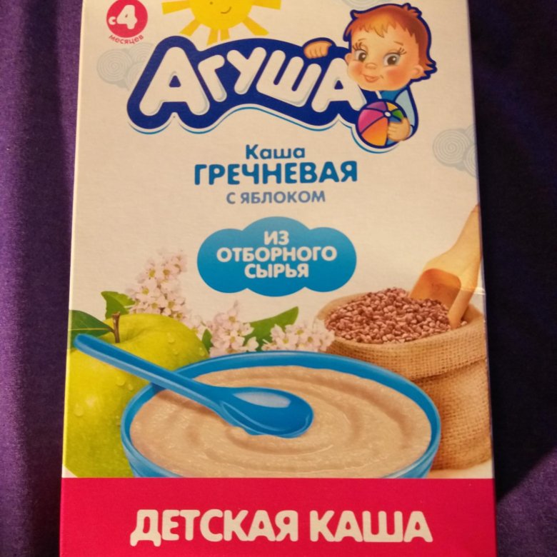 Каша нестле на агуше