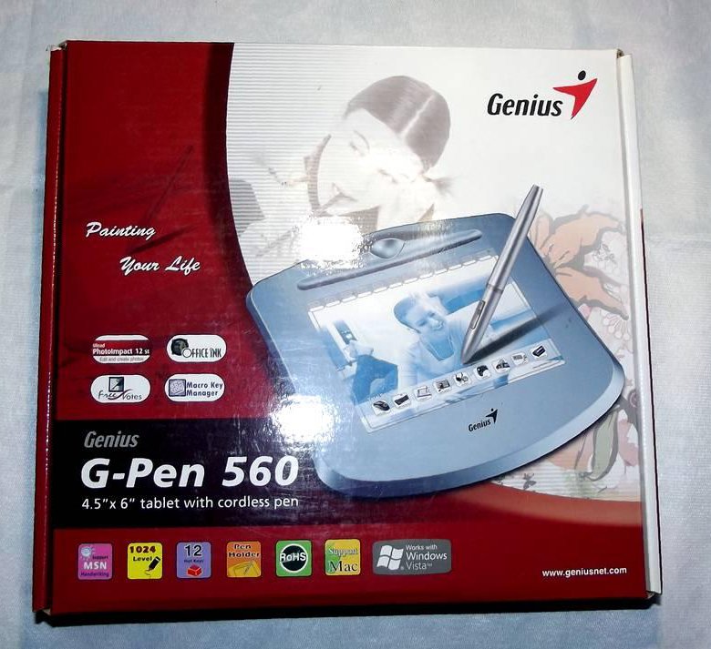 Планшет Genius g-Pen 560. Графический планшет Genius g-Pen 560. Графический планшет Genius.