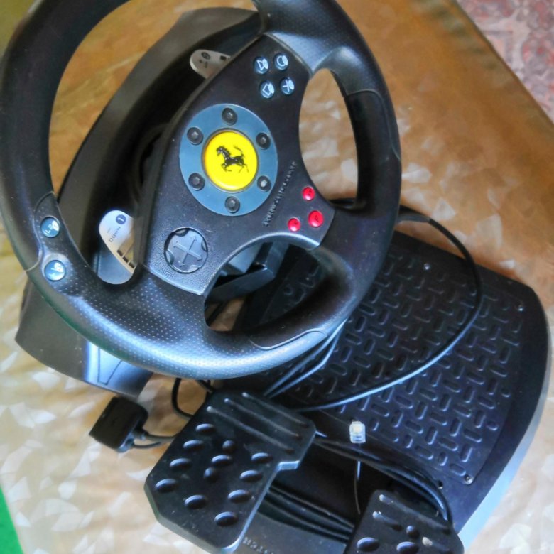 Не работают педали на руле thrustmaster ferrari