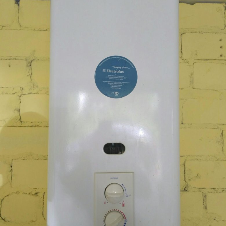 Газовая колонка electrolux старого образца