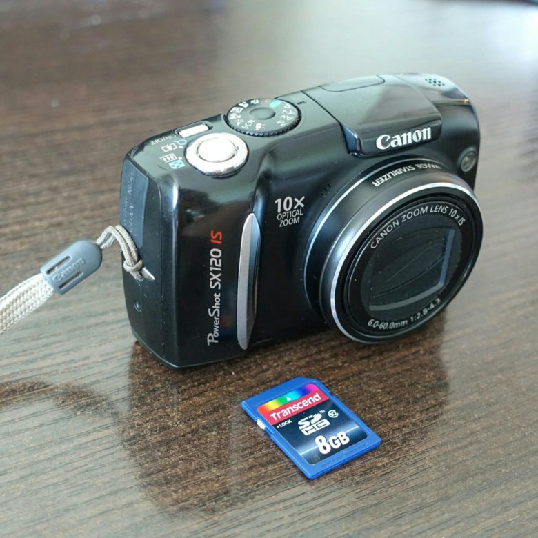 Canon powershot sx120 is карта памяти