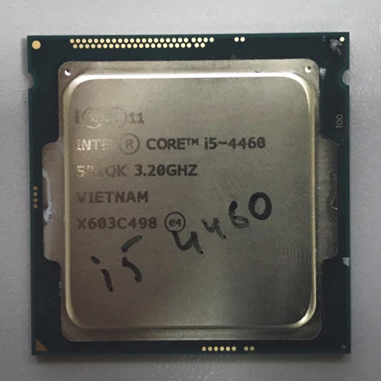 I5 4460 CPU Z.