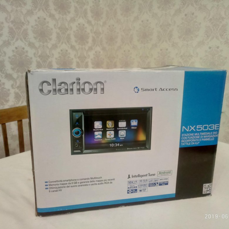 Перезагружается магнитола clarion nx503e