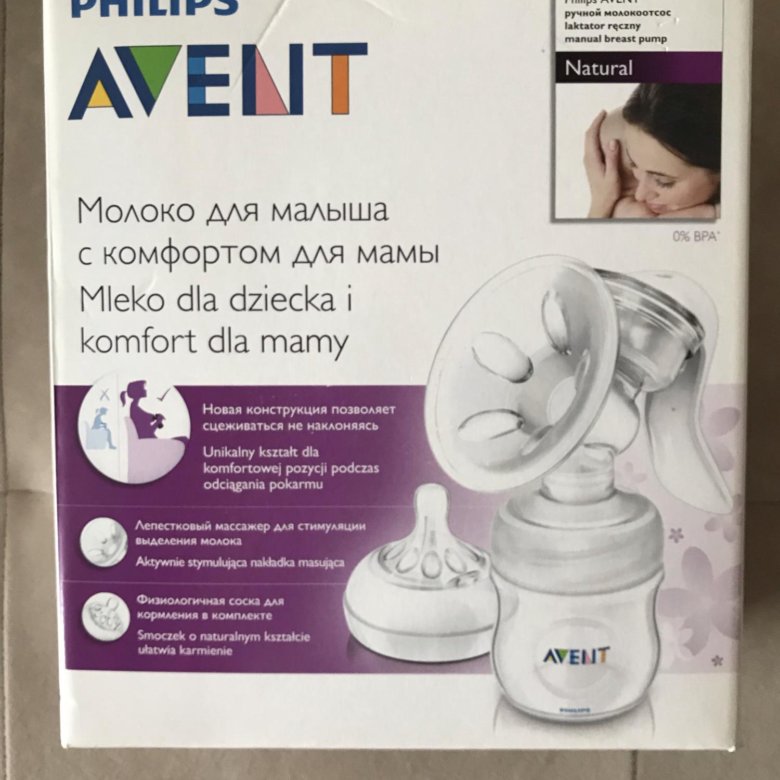 Молокоотсос ручной авент филипс инструкция в картинках