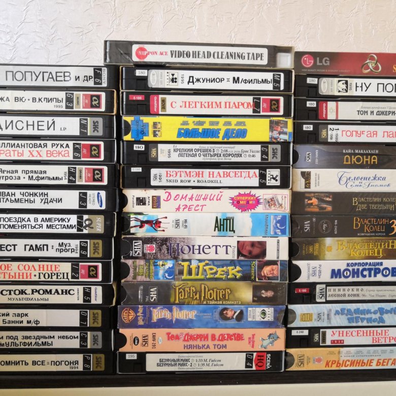 Схема видеокассеты vhs
