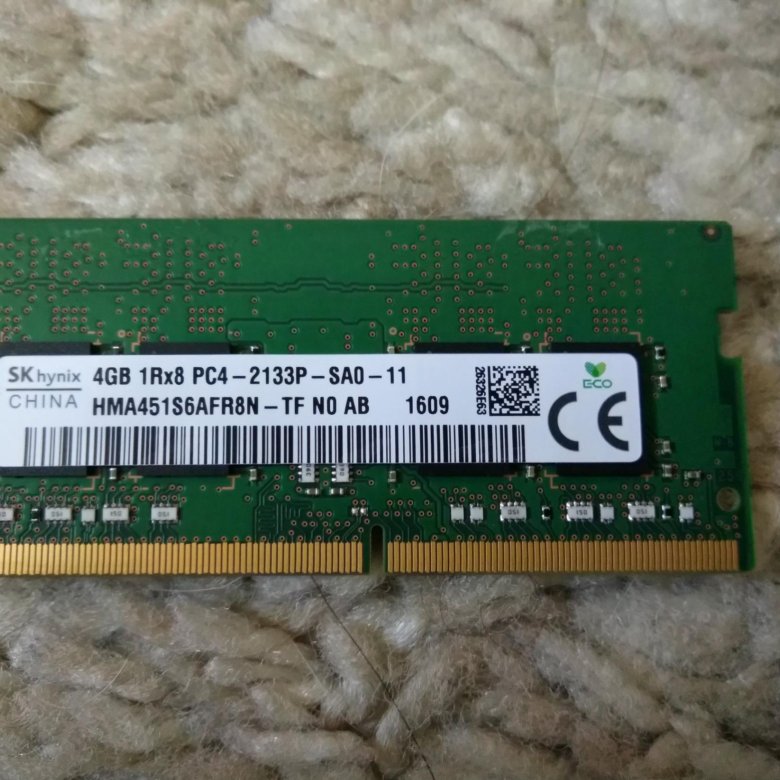 Sodimm hynix 4 гб