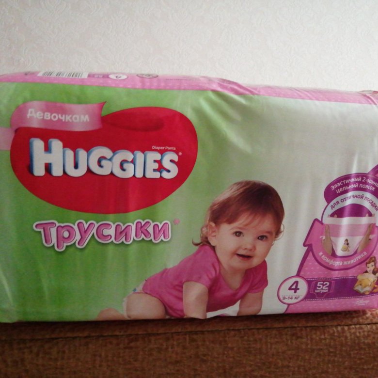 Huggies 4 9. Huggies 4 9-14кг 52шт.