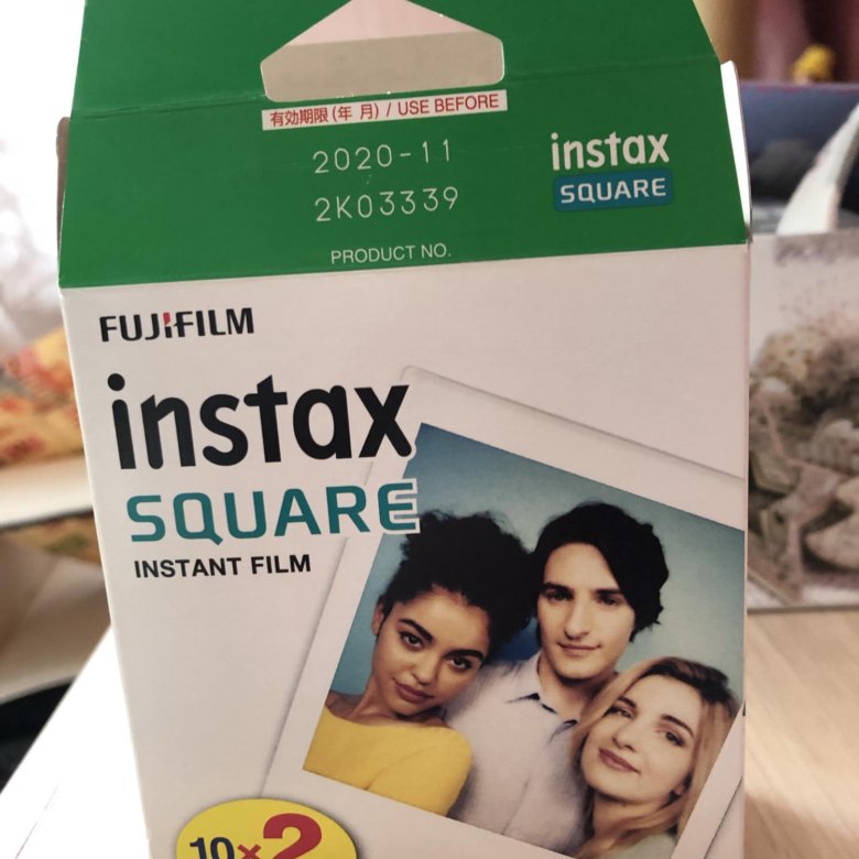 Купить Instax картридж для фотоаппарата Fujifilm Square 10x2.