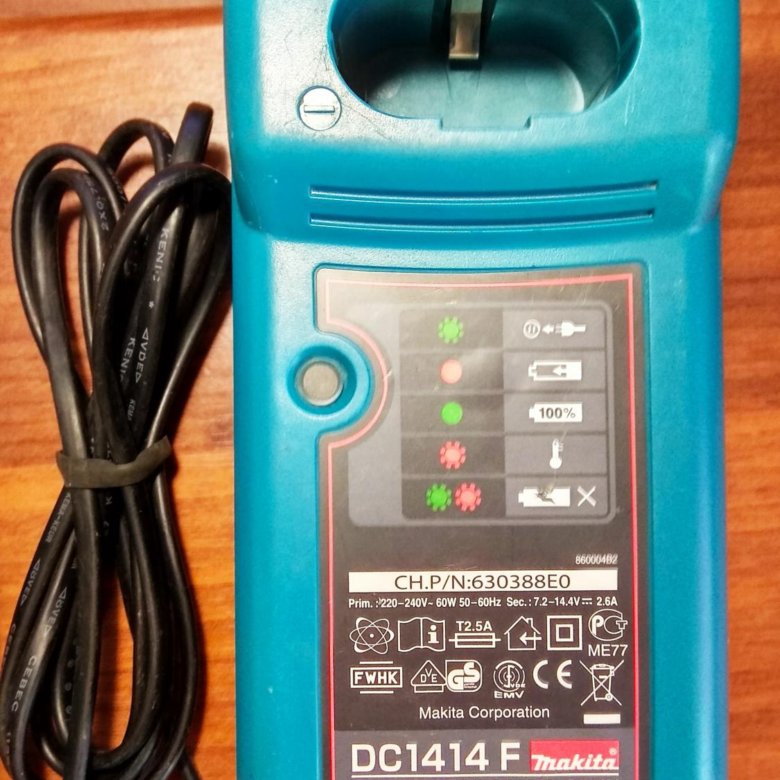 Зарядное устройство DC1414F для шуруповёрта Makita