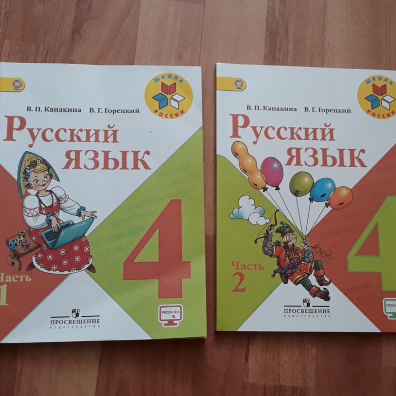 Русский язык четвертого класса вторая часть учебника