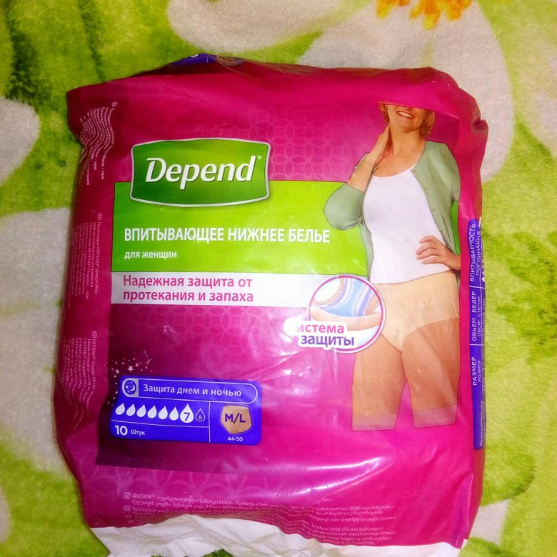 Послеродовые трусы depend фото