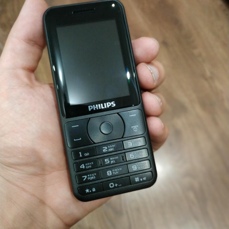 Телефон philips e185 black