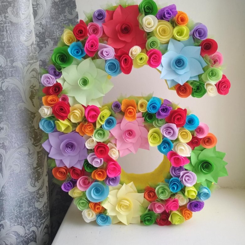 украшаем цифру 6. сыфр 6 на день рождения. объемная цифра 6. цифры на юбилей. торт цифра 6 украшение.