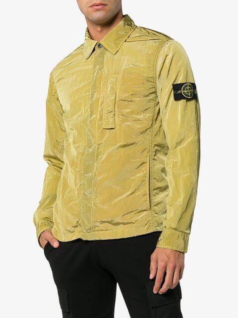 stone island overshirt mustard