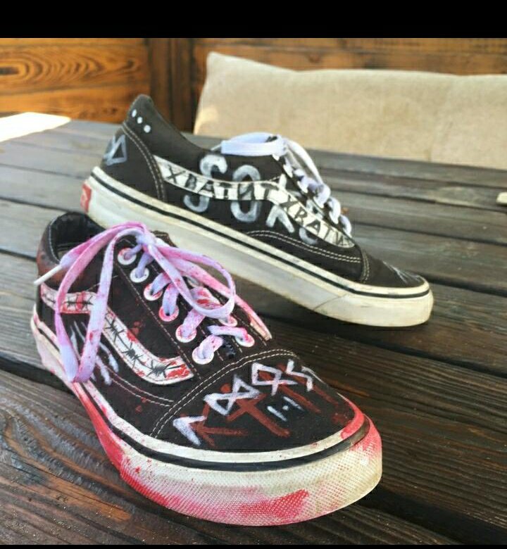 Кастом кед vans