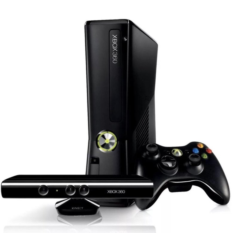 Игровая консоль с дисководом. Xbox 360 Slim.