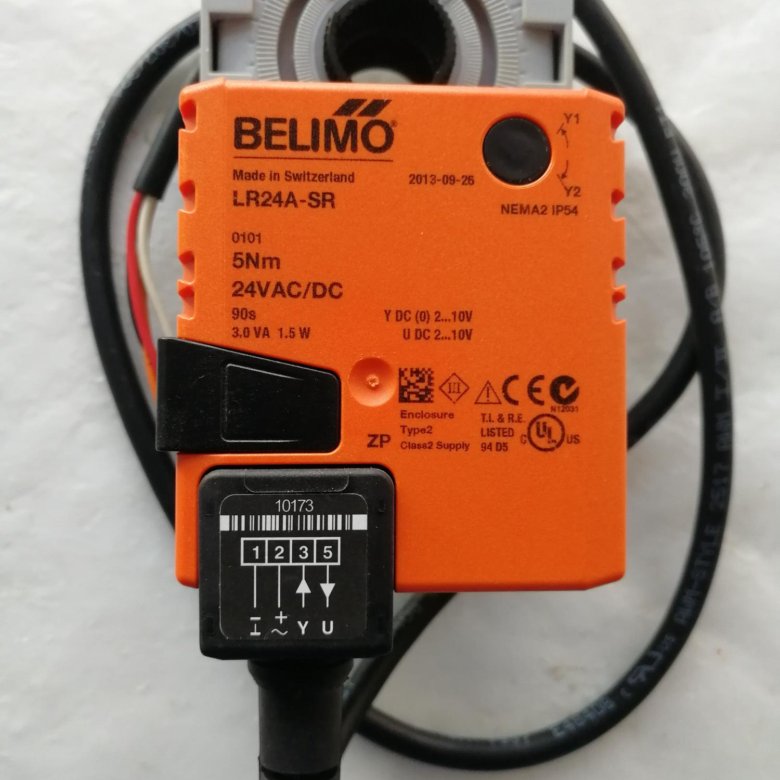 Belimo lr24a sr схема подключения