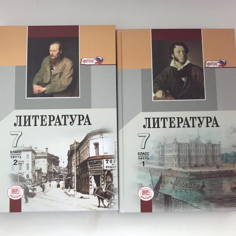 Учебник литературы беленький. Литература 7 класс.