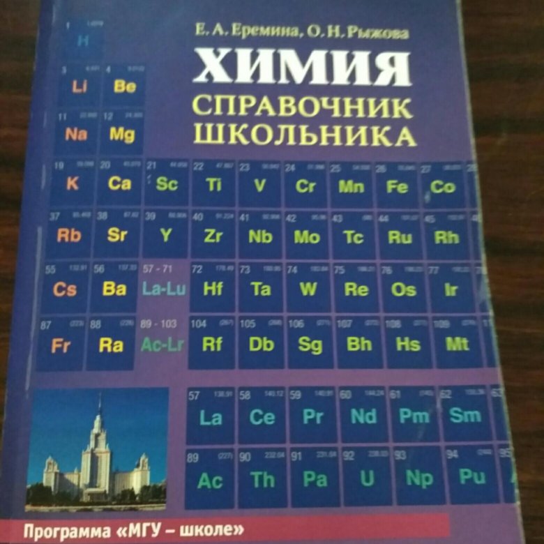 Химия справочник школьника. Химия справочник. Справочник химия Еремин.